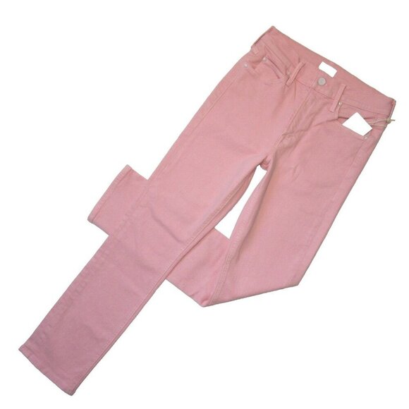 NWT Mother Mid Rise Dazzler Ankle in Play Date Quartz Pink Stretch Jeans 26